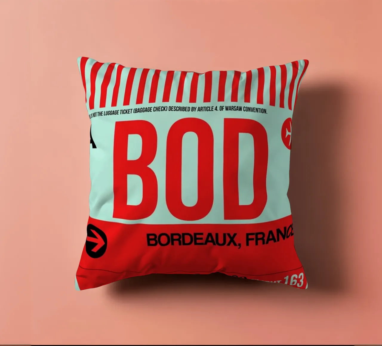 BOD - Bordeaux cuscino da Naxart