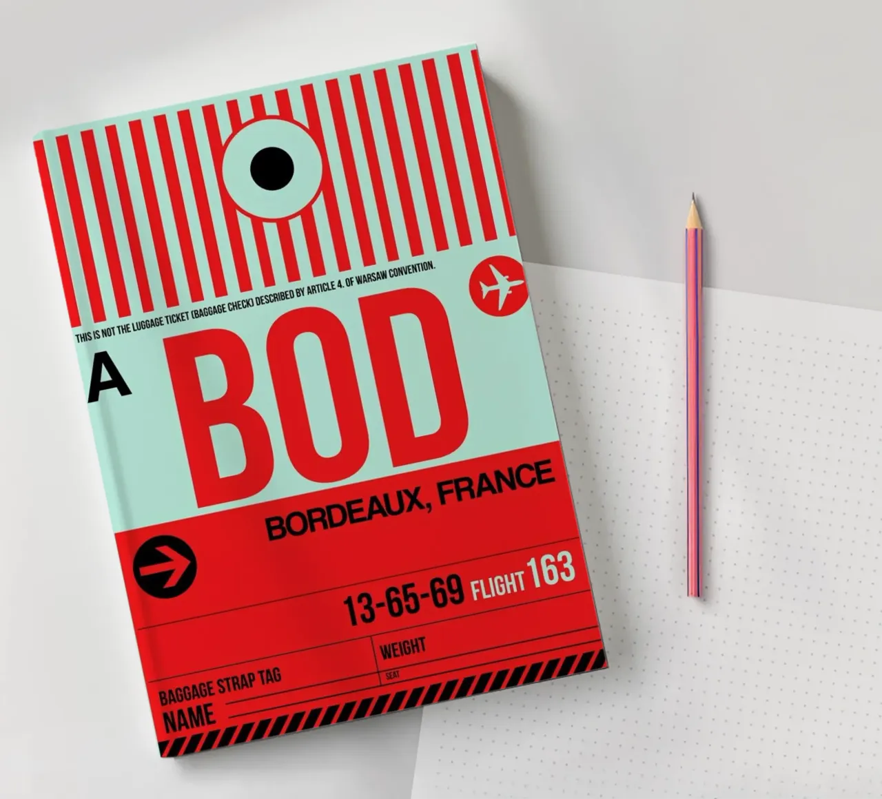 BOD - Bordeaux notebook by Naxart