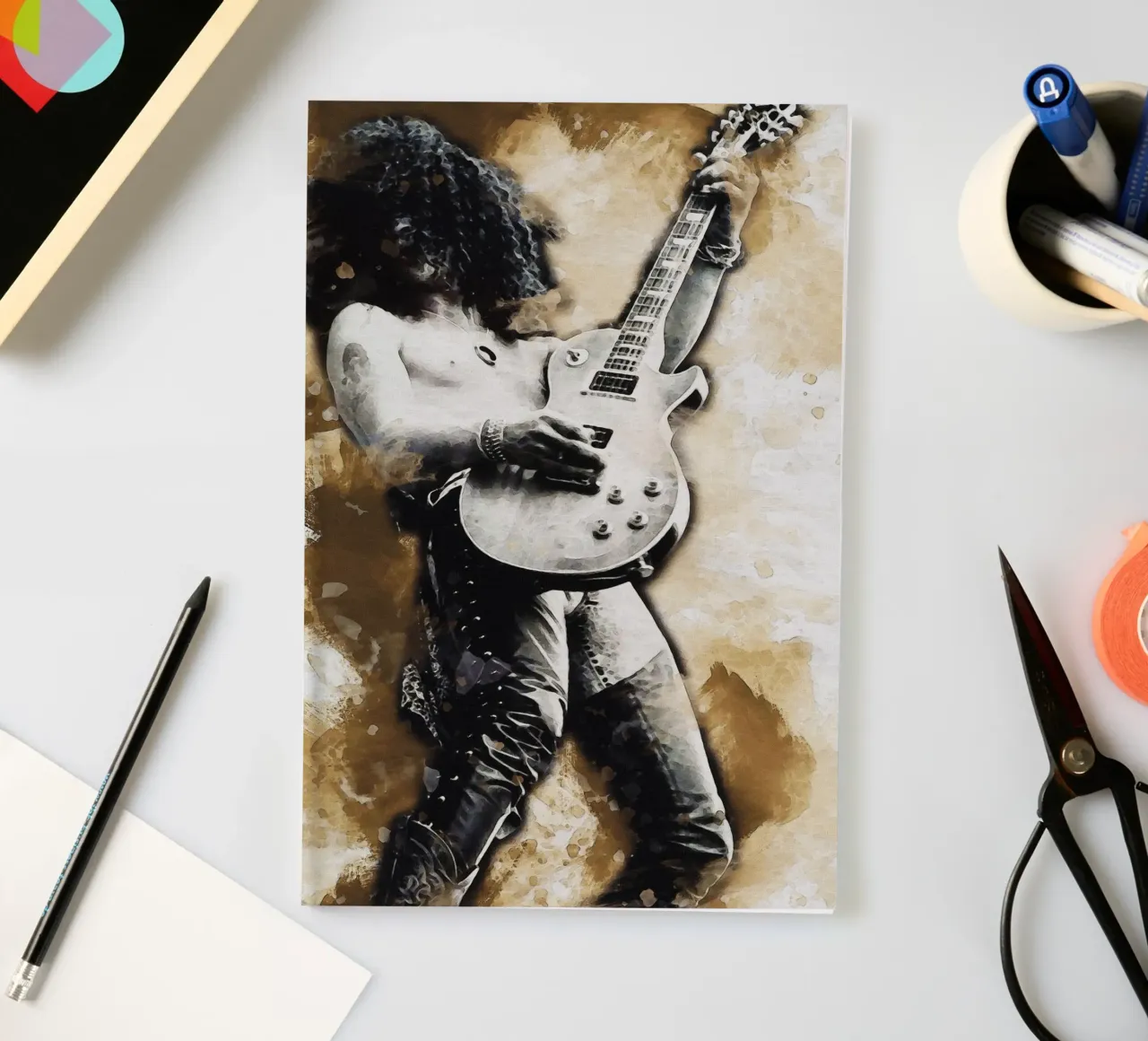 Smudge Of Slash notebook by Gunawan Rb