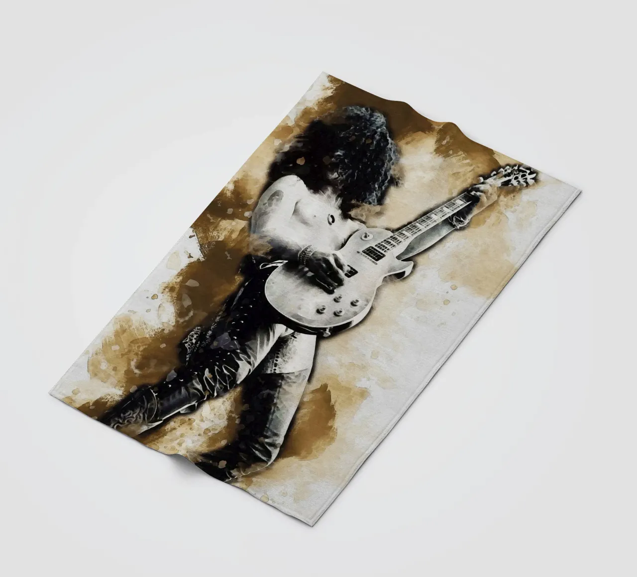 Smudge Of Slash fleece blanket by Gunawan Rb