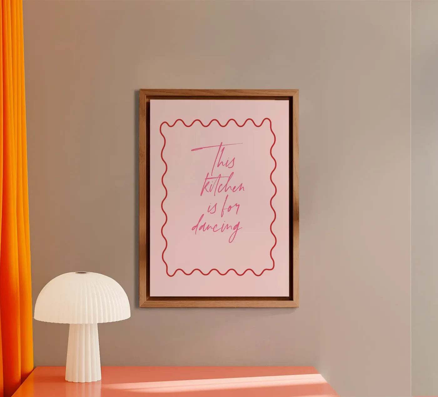 This Kitchen forex plate by Poster Print Studio