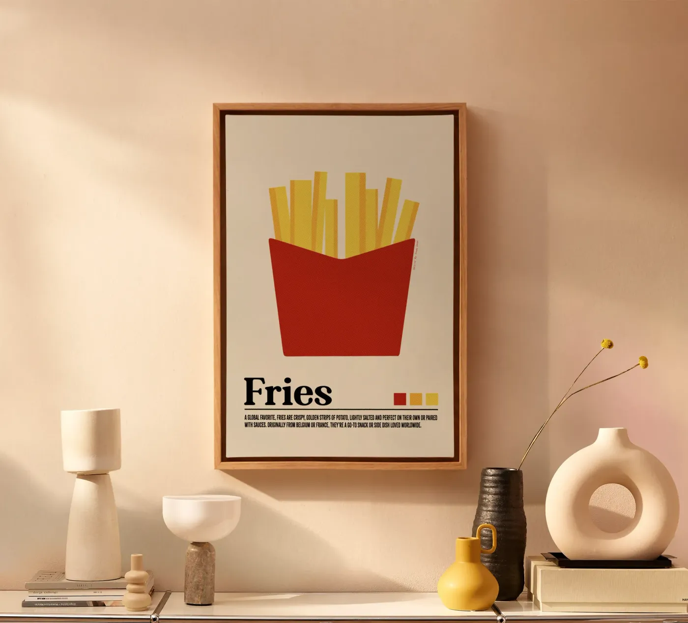 Friet canvas van Jonas Loose