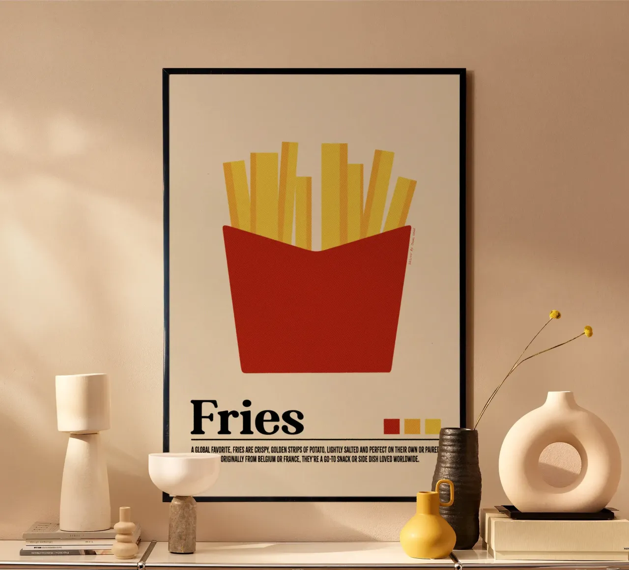 Fries poster by Jonas Loose