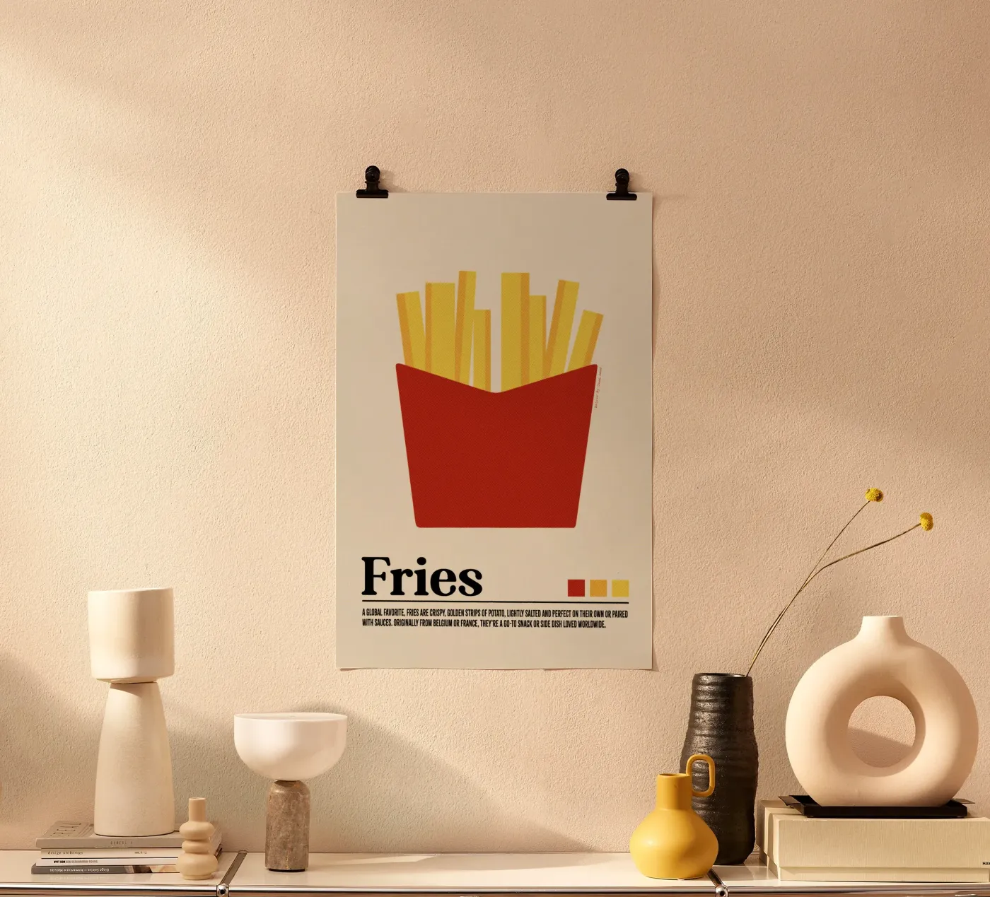 Fries poster van Jonas Loose