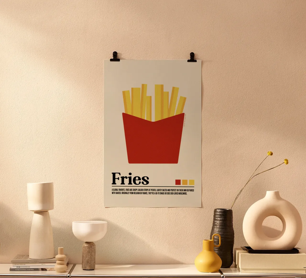 Fries poster by Jonas Loose