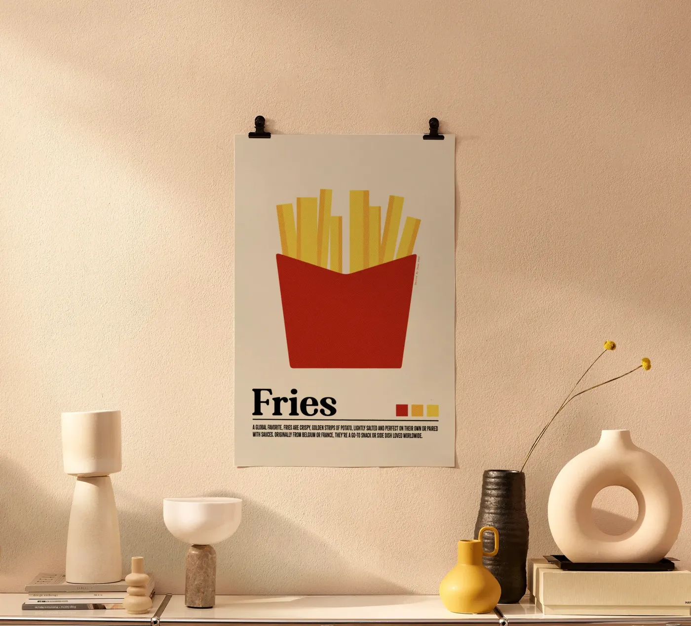 Friet poster van Jonas Loose