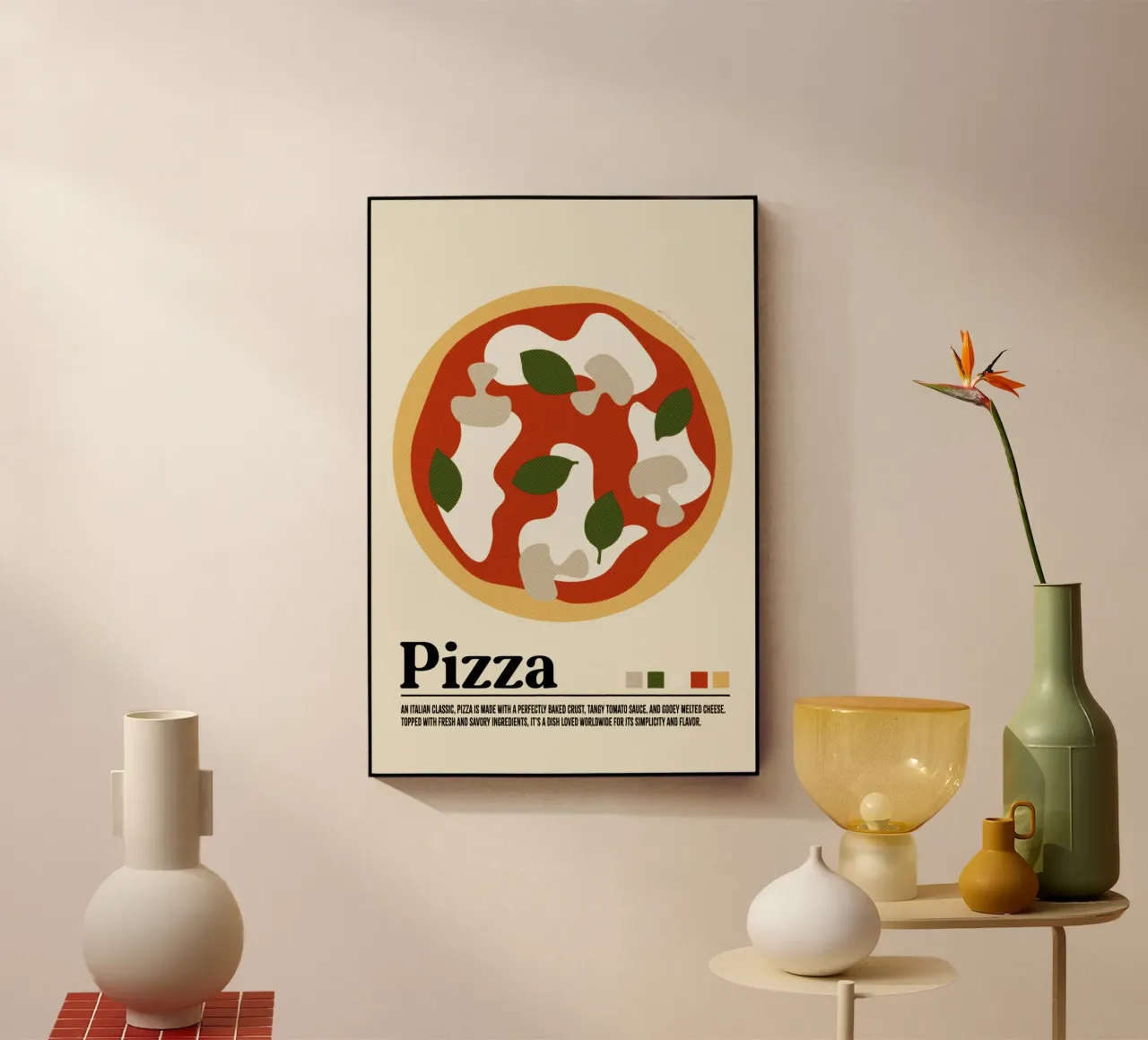 Pizza plexiglass da Jonas Loose