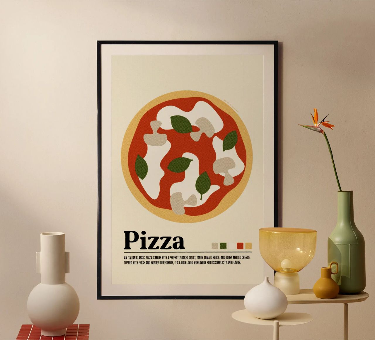 Pizza poster de Jonas Loose