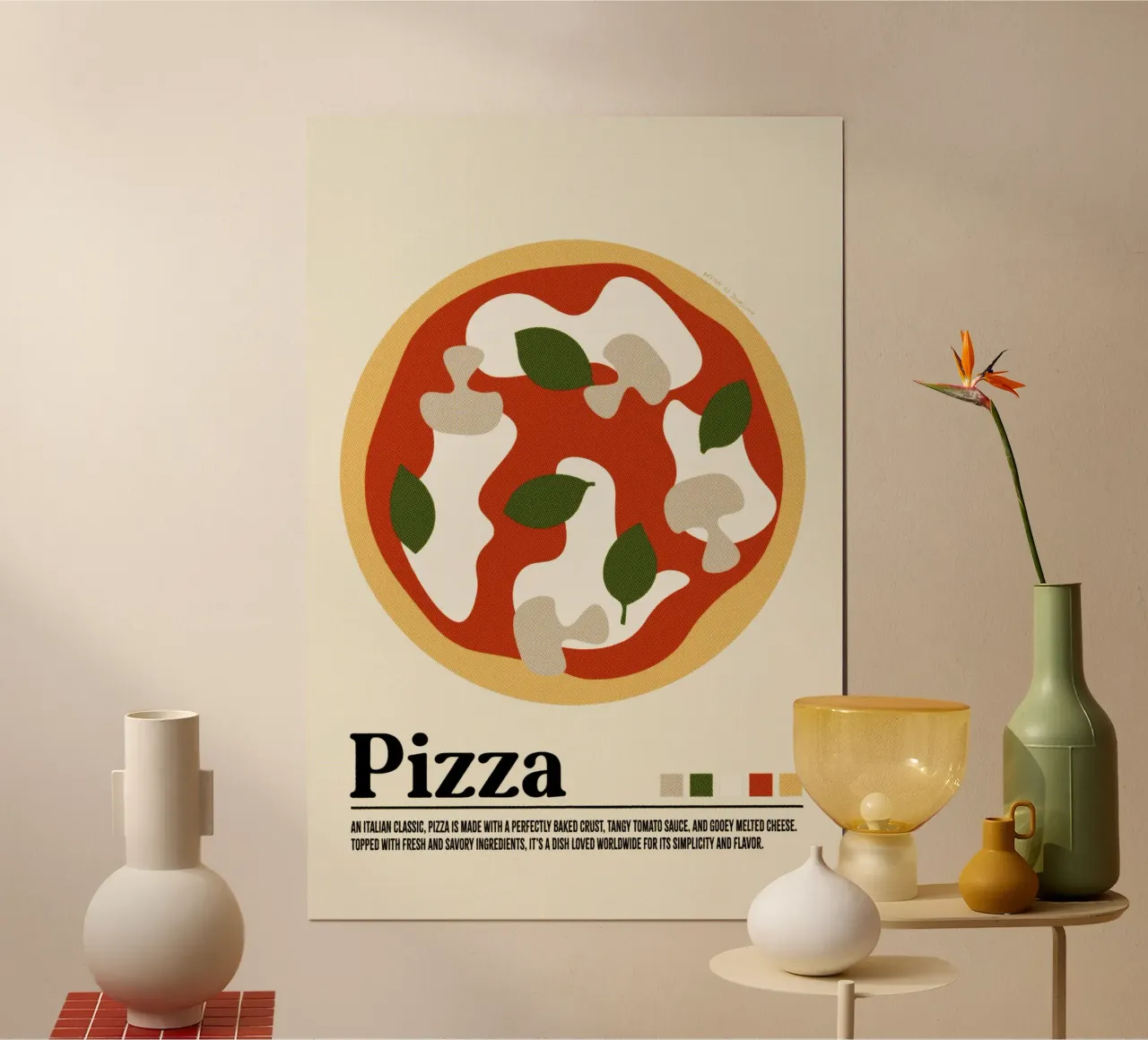Pizza poster da Jonas Loose