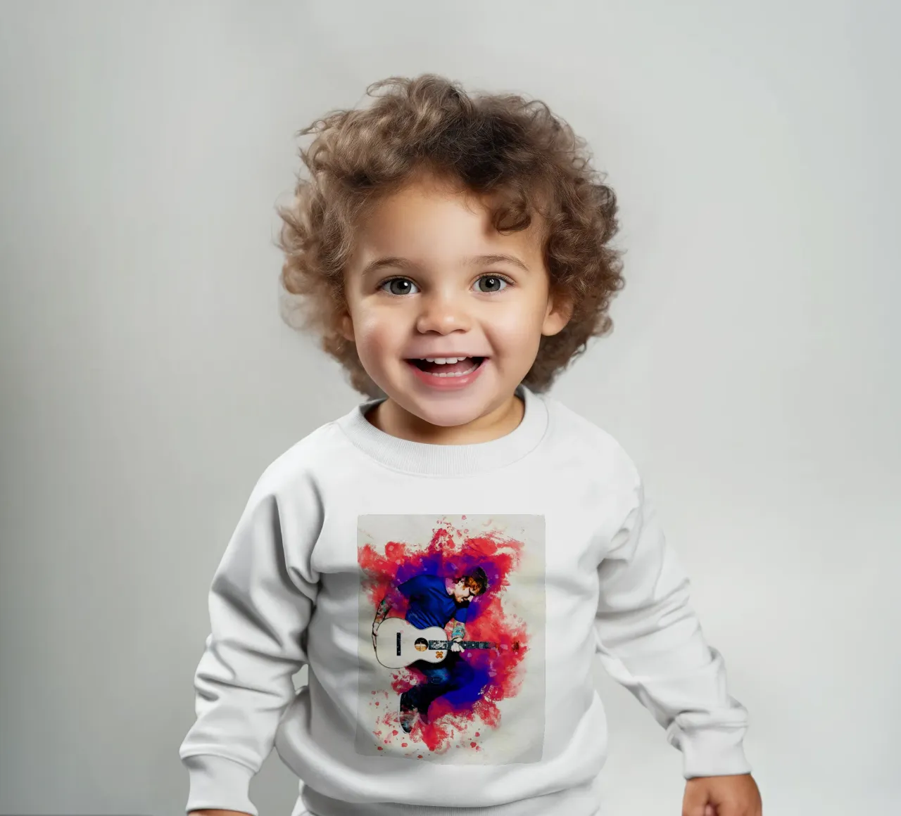 Mancha de Ed Sheeran Saltando sudadera de bebé de Gunawan Rb