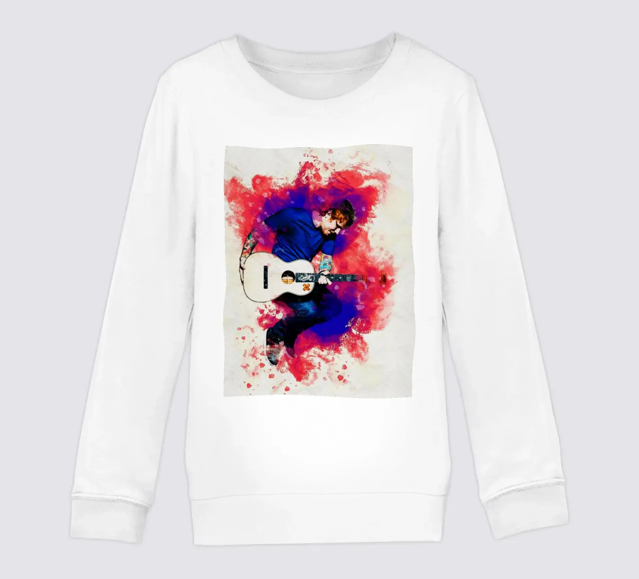 Mancha de Ed Sheeran Saltando sudadera para niño de Gunawan Rb