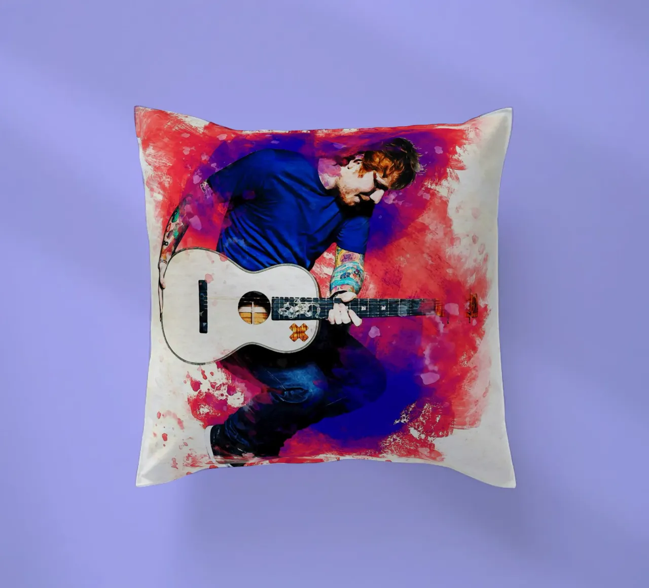 La boue d'Ed Sheeran en train de sauter coussin de Gunawan Rb