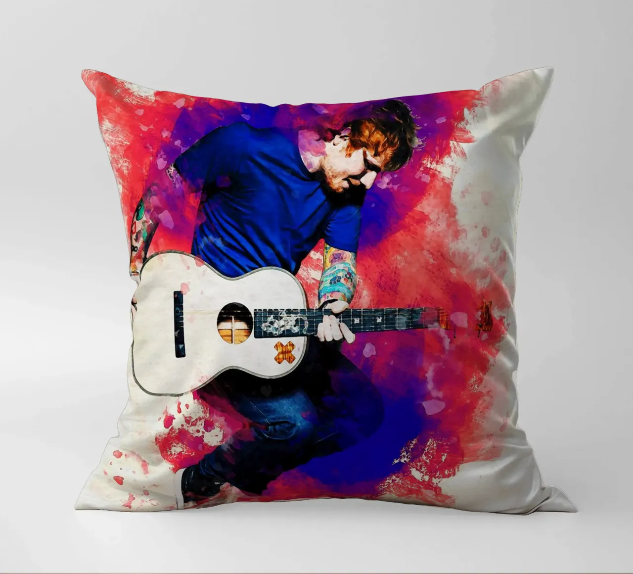 La boue d'Ed Sheeran en train de sauter coussin de Gunawan Rb