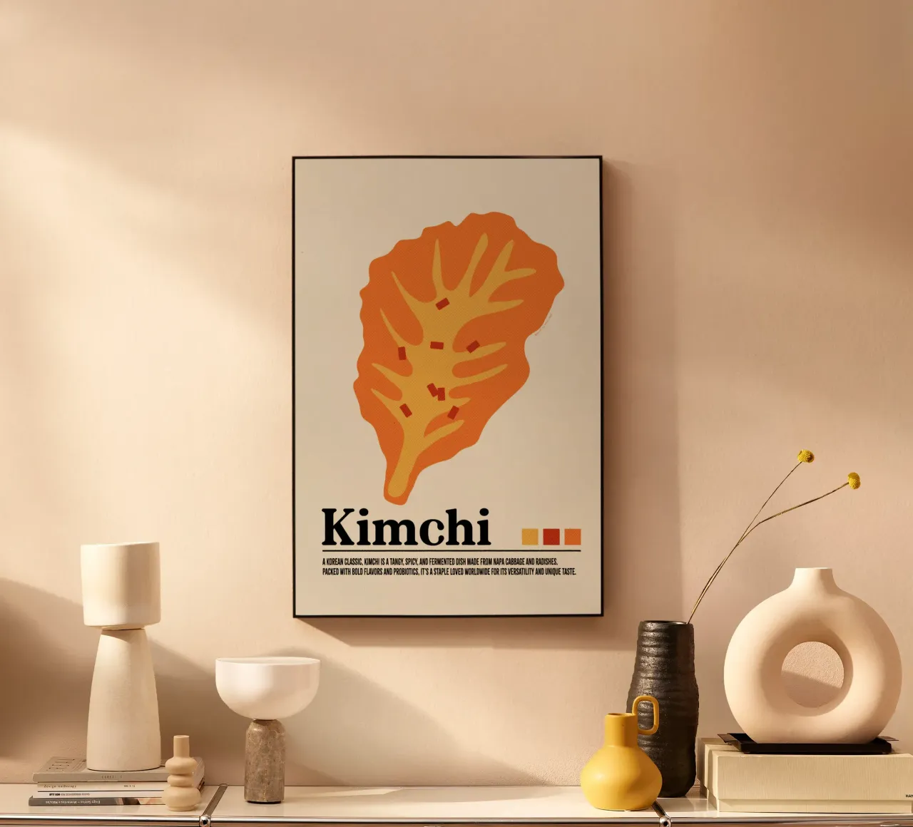 Kimchi acrylic glass by Jonas Loose