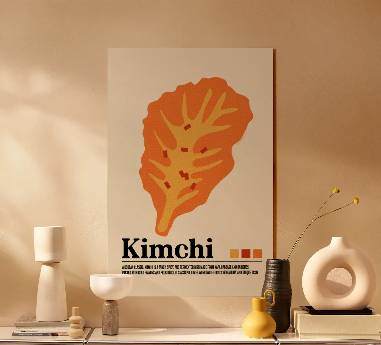 Kimchi acrylic glass by Jonas Loose