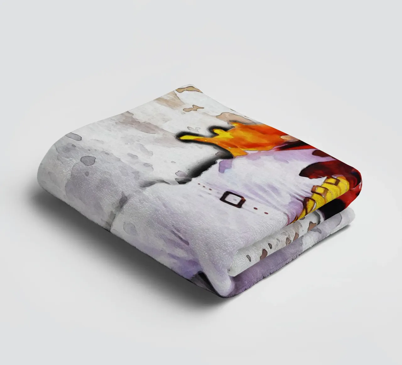 Brouillon de Portrait Freddie Mercury Gilet Jaune serviette de bain de Gunawan Rb
