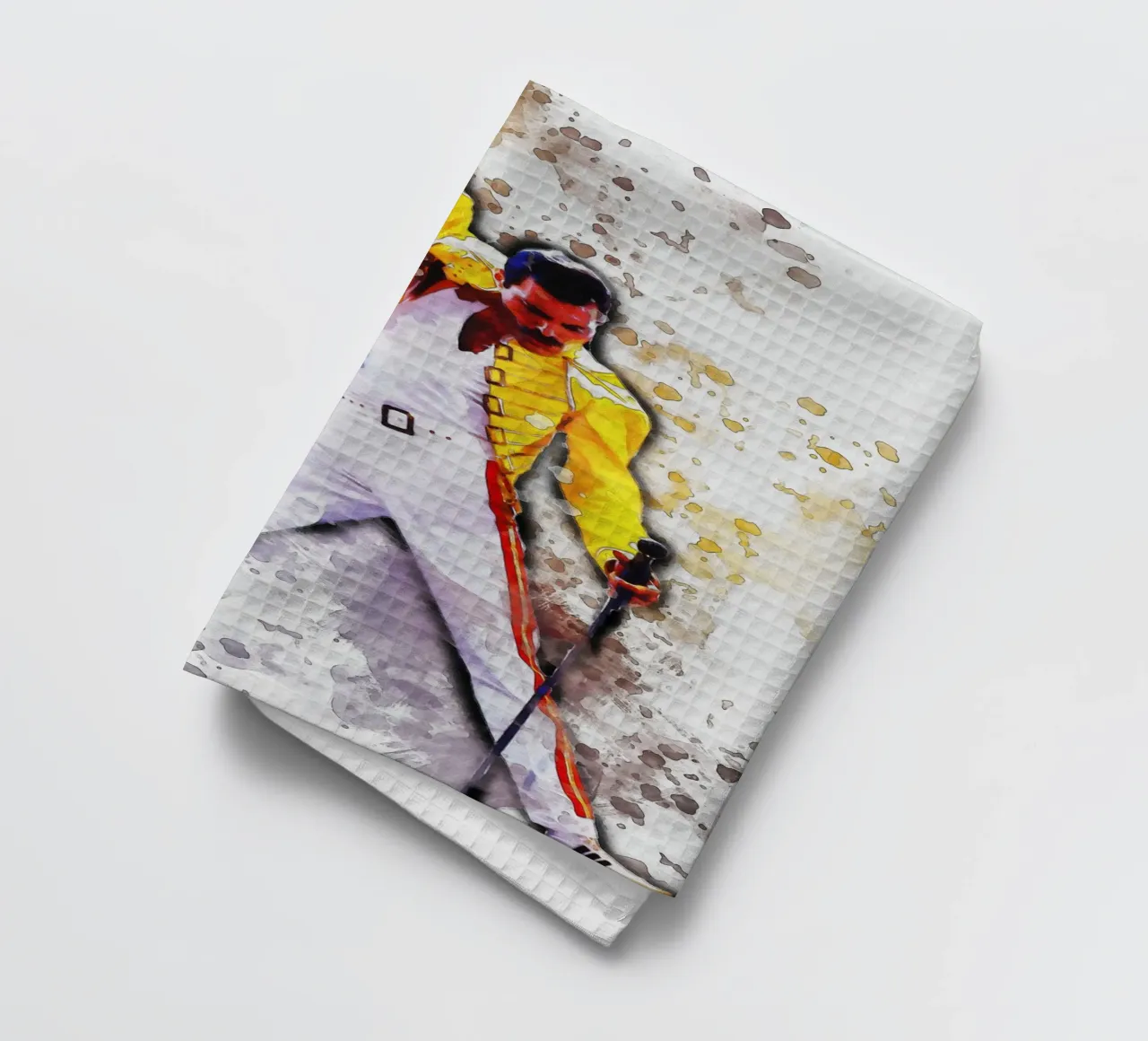 Brouillon de Portrait Freddie Mercury Gilet Jaune torchon de Gunawan Rb