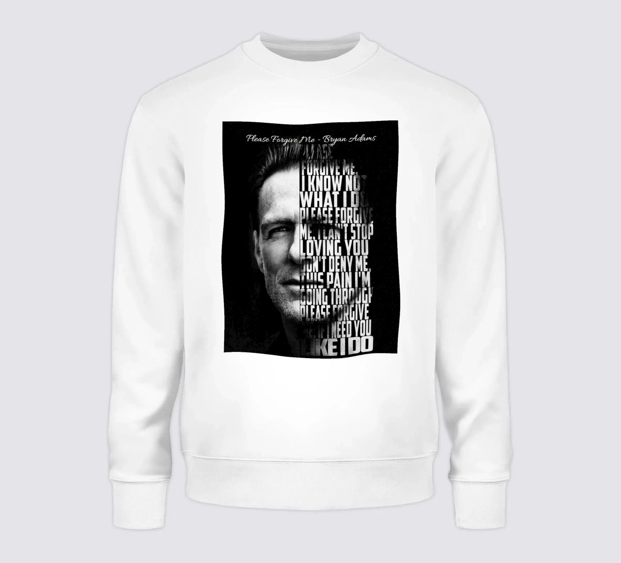 Please Forgive Me Texto artístico sudadera de Gunawan Rb