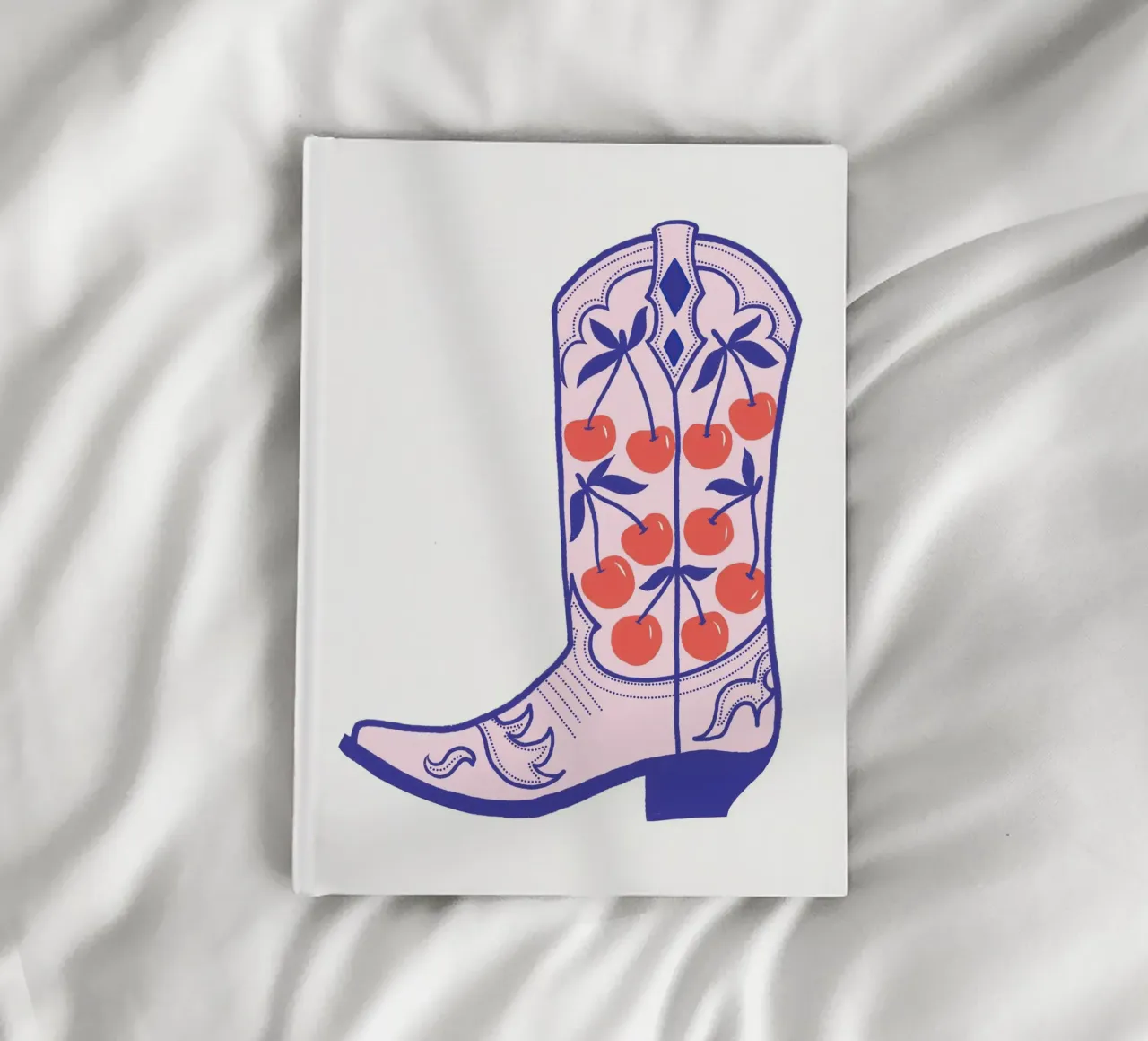 Howdy Cherry Boot notebook by cafelab