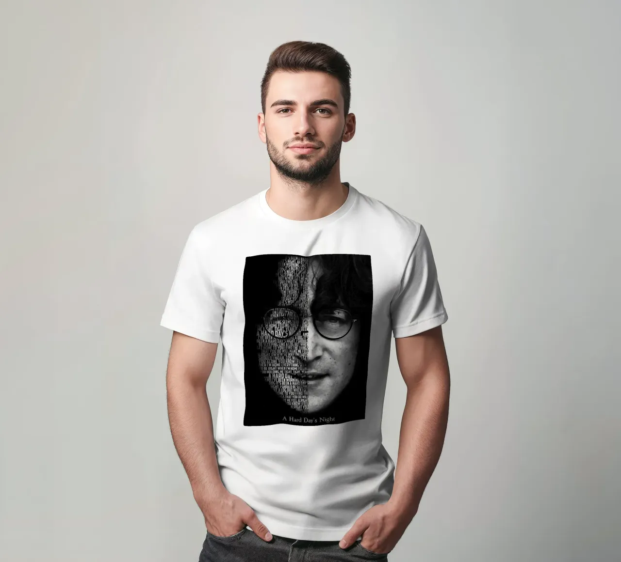 Een zware dagnacht t-shirt van Gunawan Rb