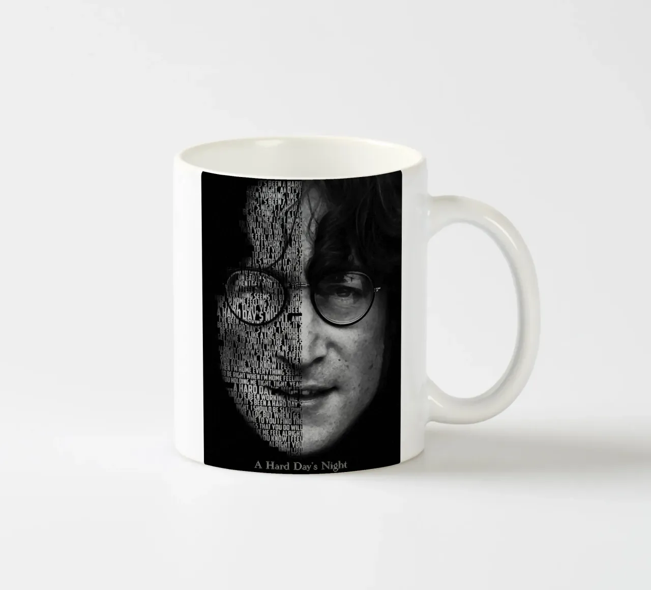 A Hard Day's Night ceramic mug by Gunawan Rb