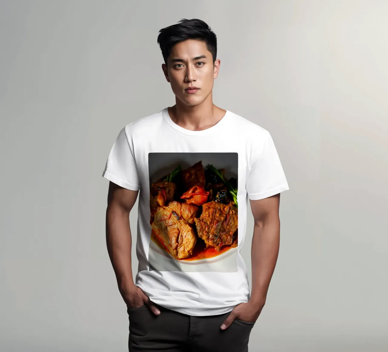 Sabroso estofado de ternera a fuego lento con hierbas y verduras camiseta de DesignDoodle