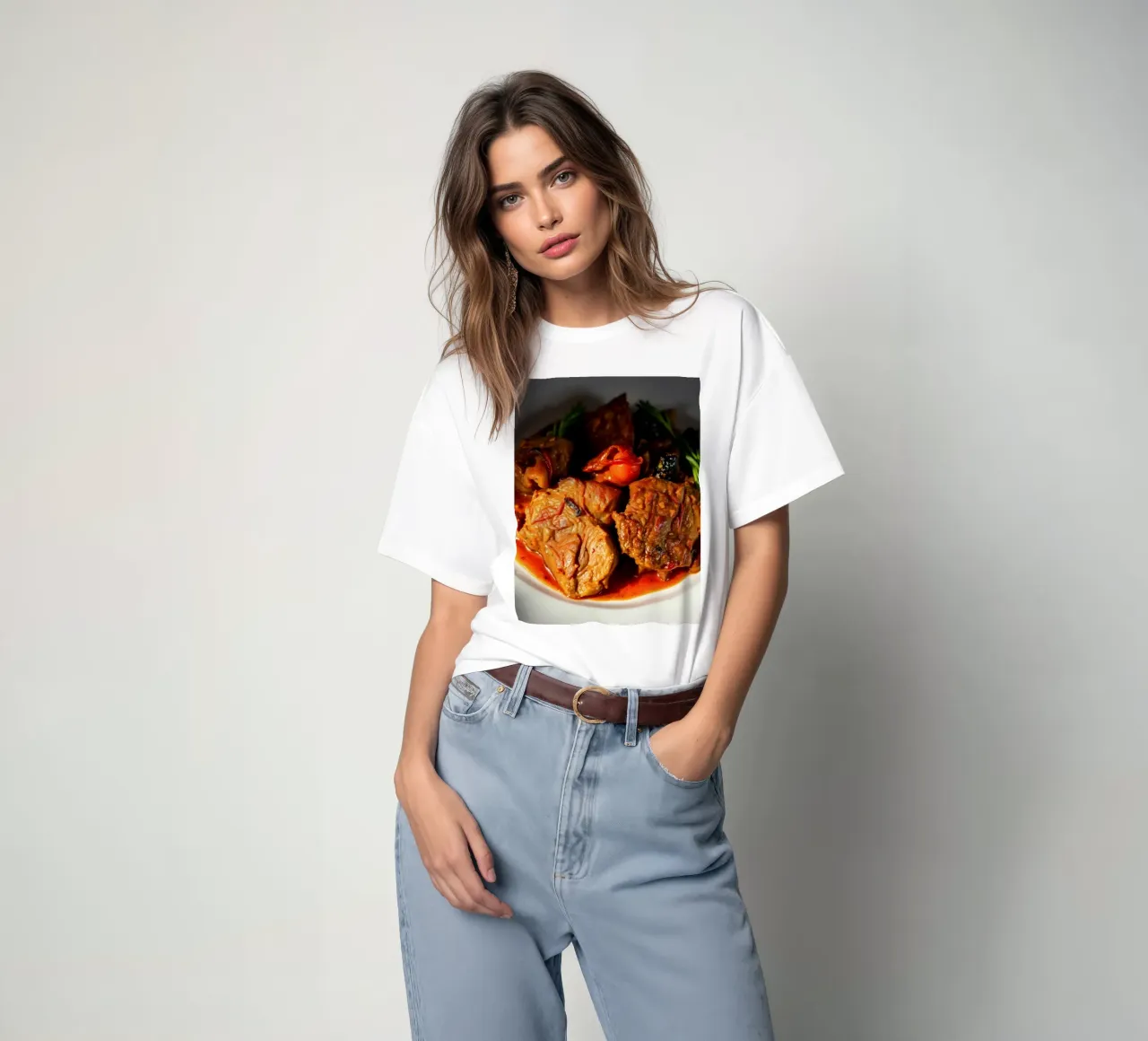 Sabroso estofado de ternera a fuego lento con hierbas y verduras camiseta de DesignDoodle