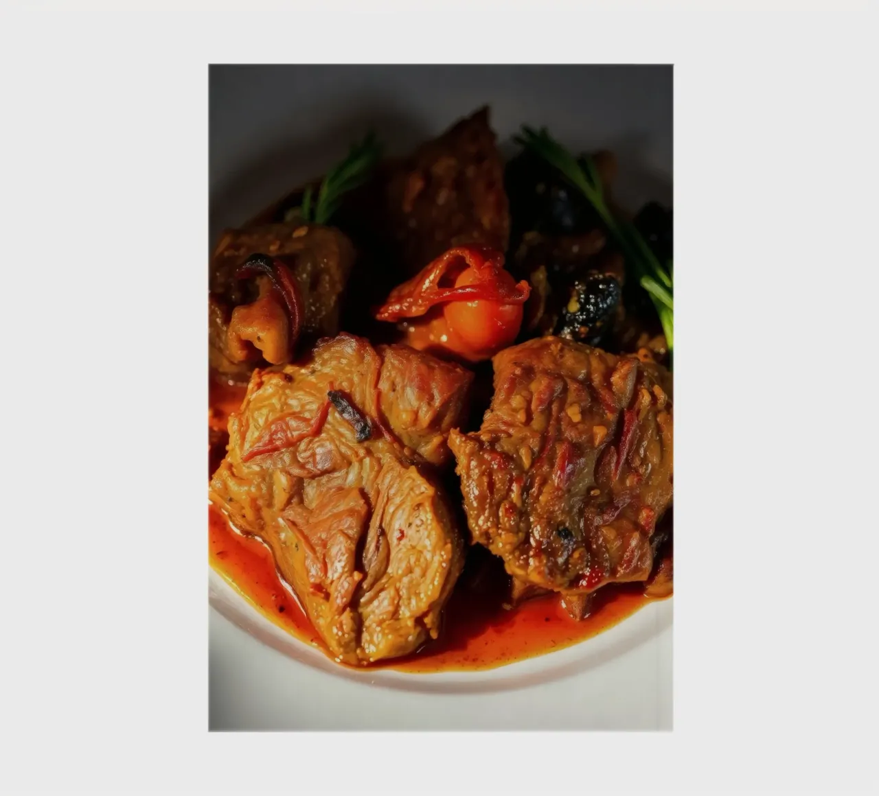 Savory slow-cooked beef stew with herbs and vegetables notebook by DesignDoodle