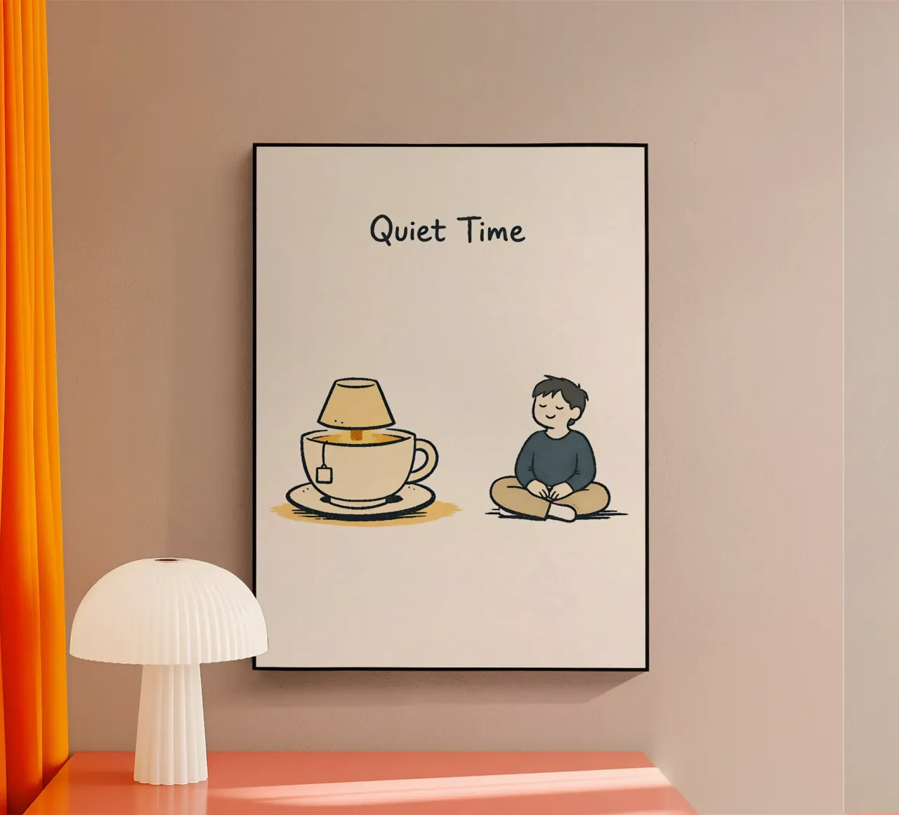 Quiet Time plexiglass da DesignDoodle