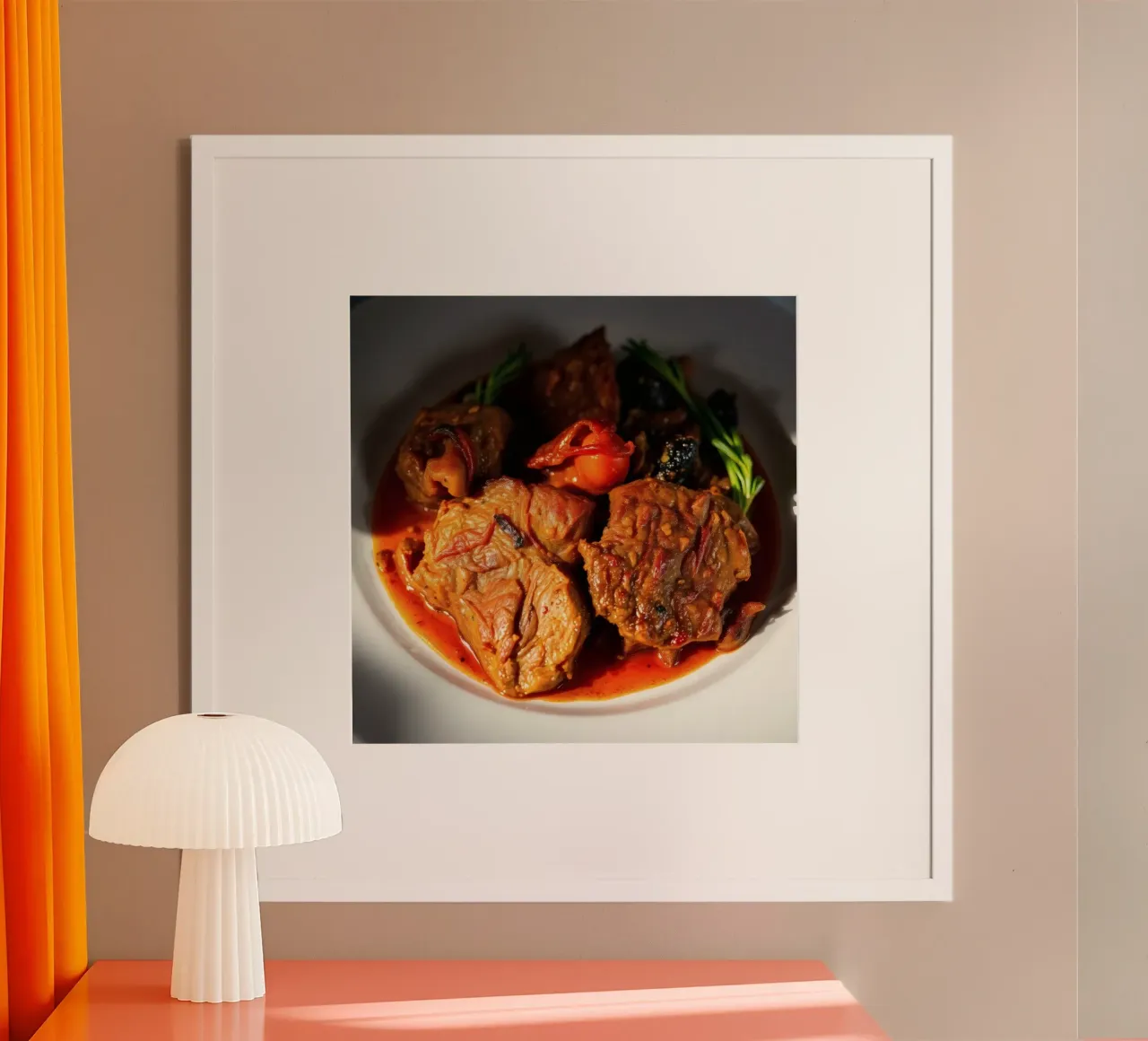 Sabroso estofado de ternera a fuego lento con hierbas y verduras hahnemühle de DesignDoodle
