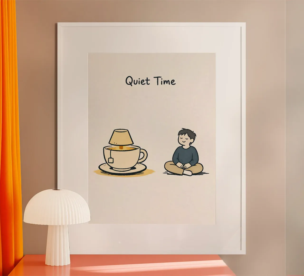 Quiet Time poster da DesignDoodle