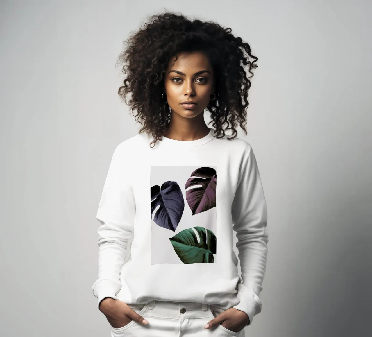 Monstera 02 felpa da Froilein Juno