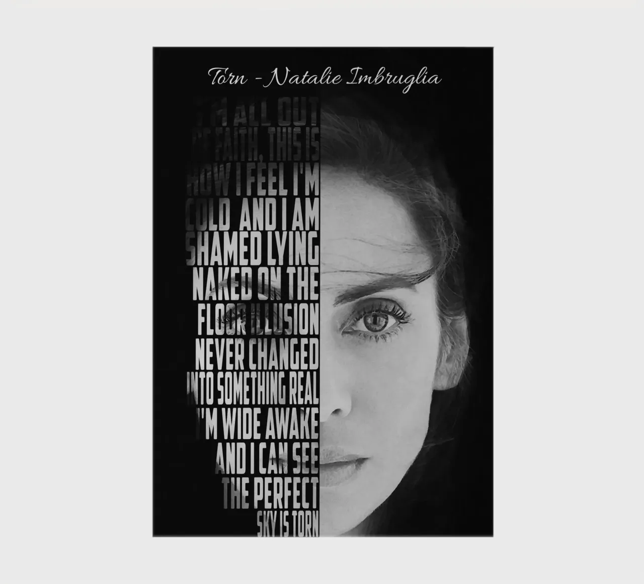 Torn Text art notebook by Gunawan Rb