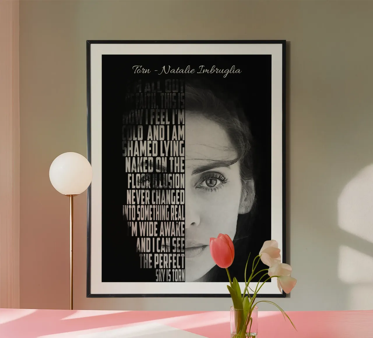 Torn Text art poster da Gunawan Rb