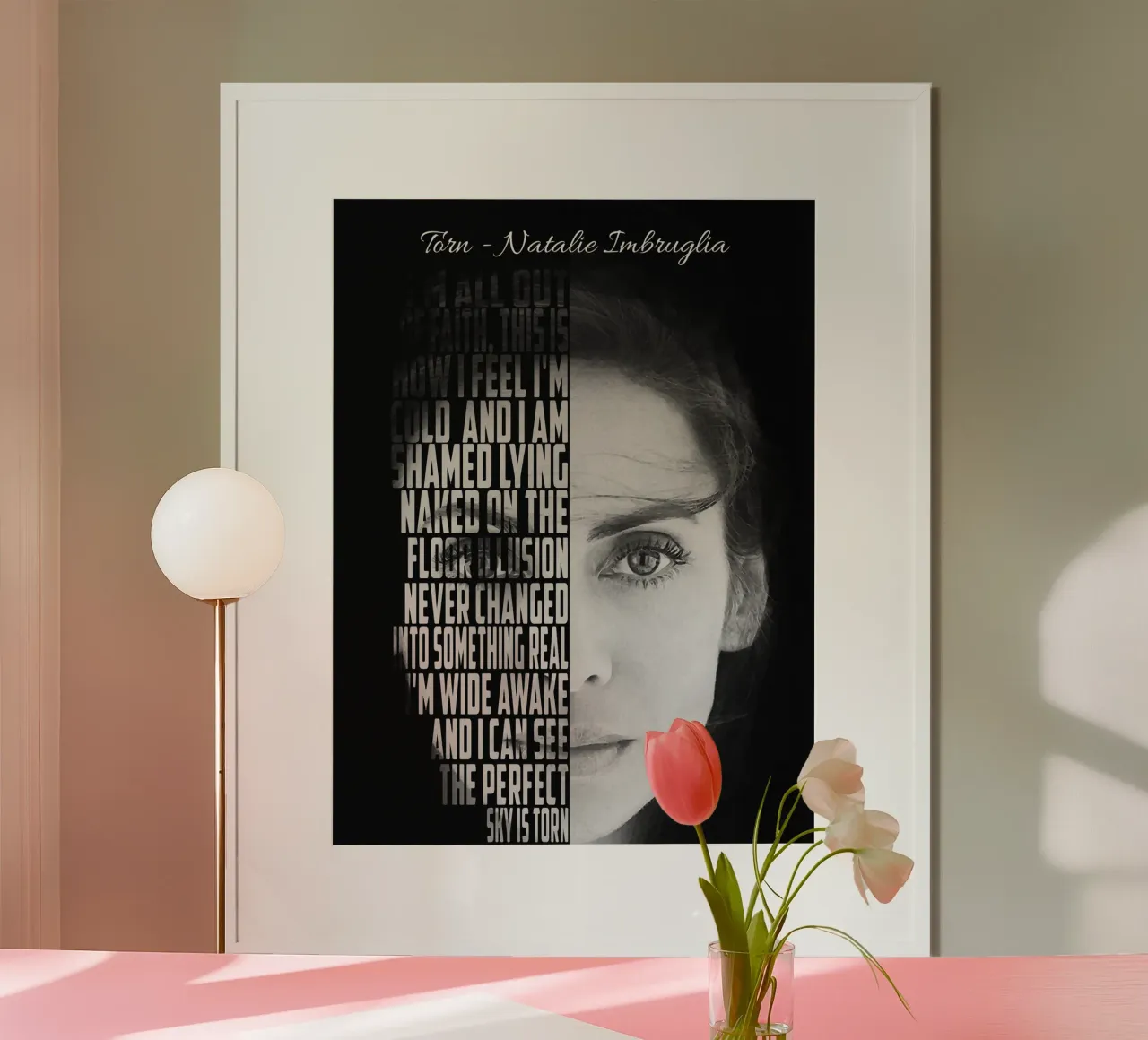 Torn Text art poster da Gunawan Rb