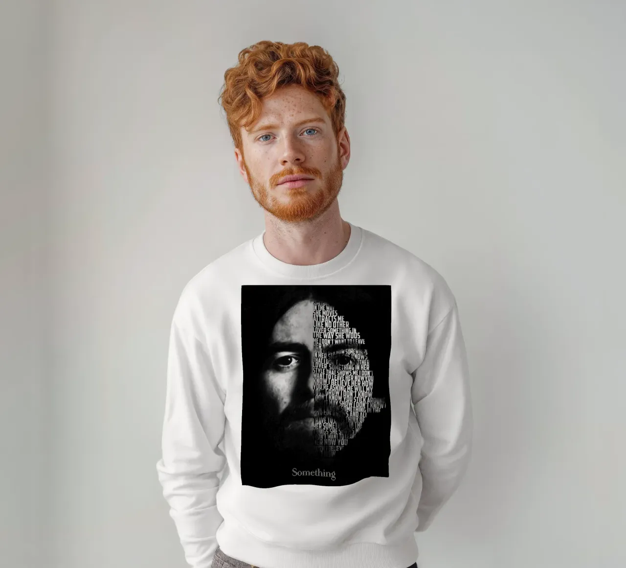 Etwas Textkunst Sweatshirt von Gunawan Rb