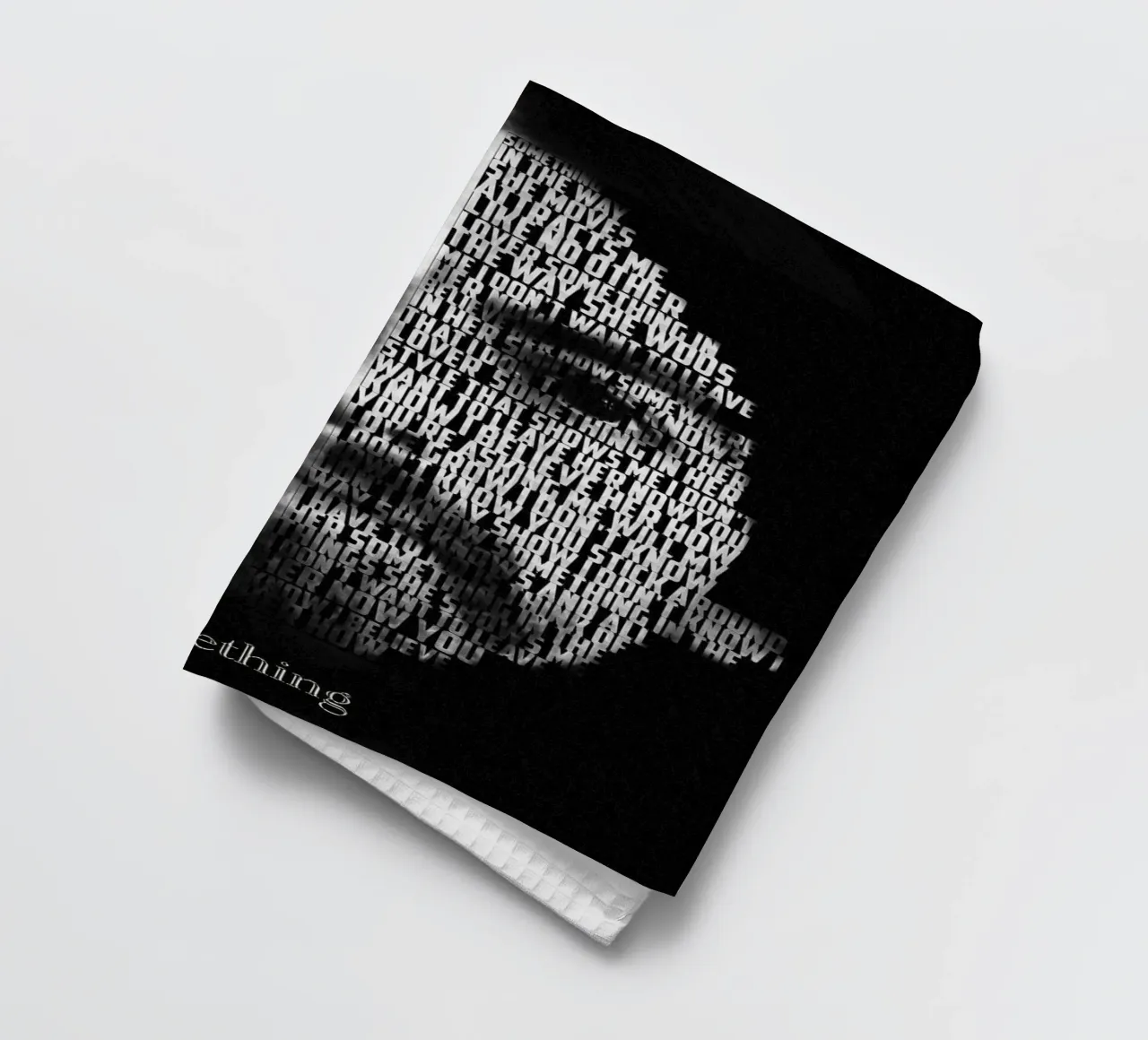 Something Text art torchon de Gunawan Rb