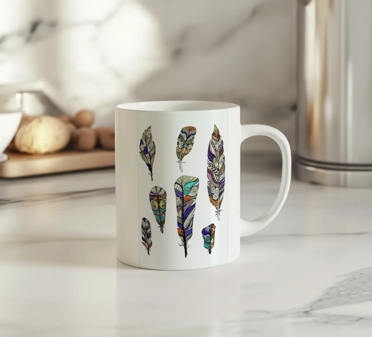 Federn tazza in ceramica da Sabrina Ziegenhorn
