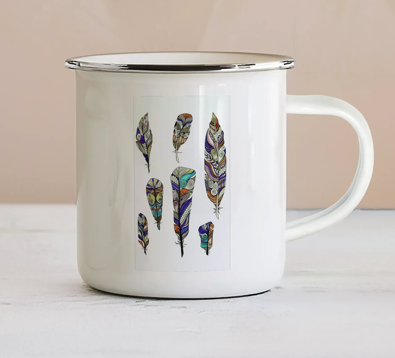 Federn tazza in smalto da Sabrina Ziegenhorn