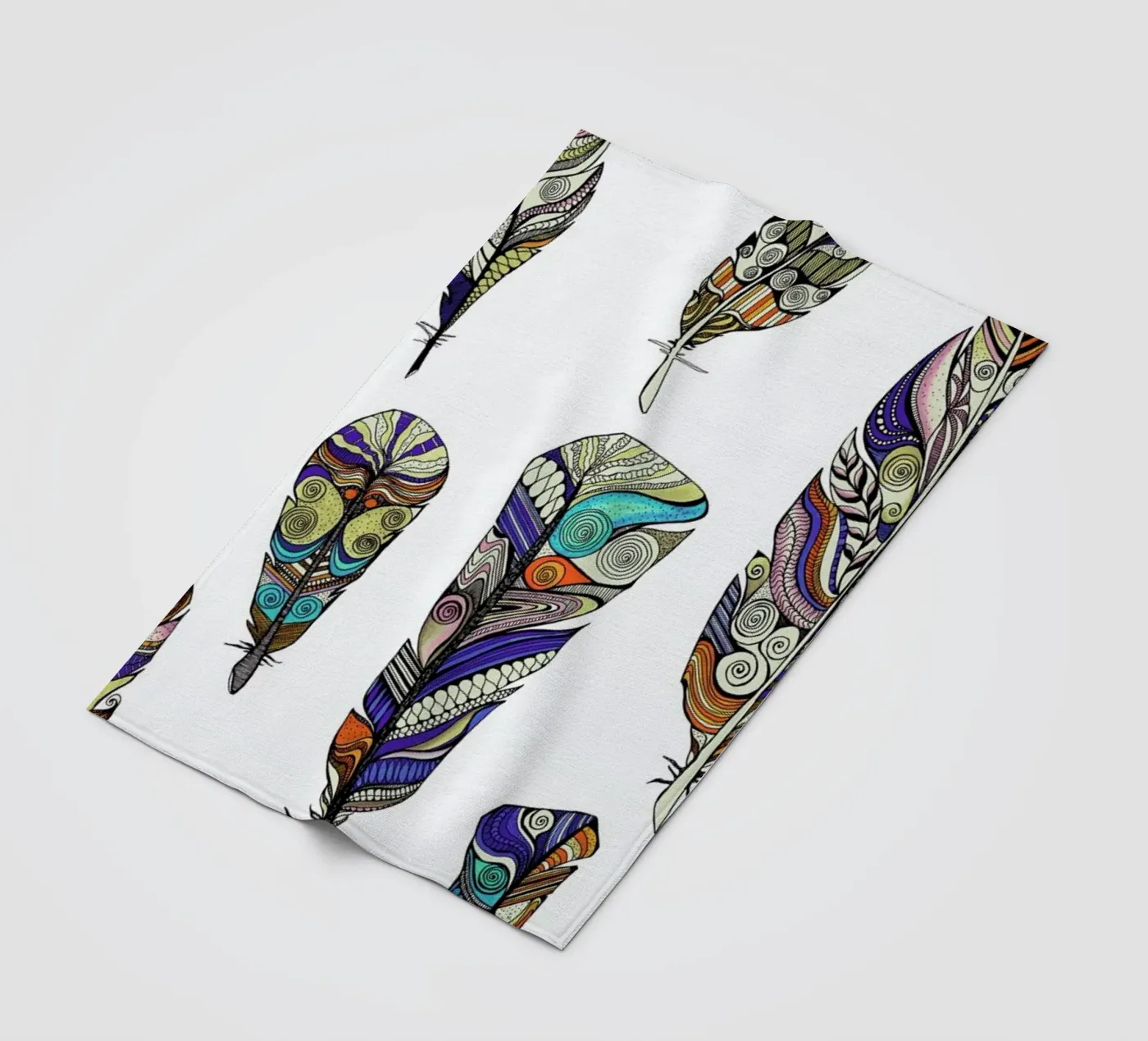 Federn Fleecedecke von Sabrina Ziegenhorn