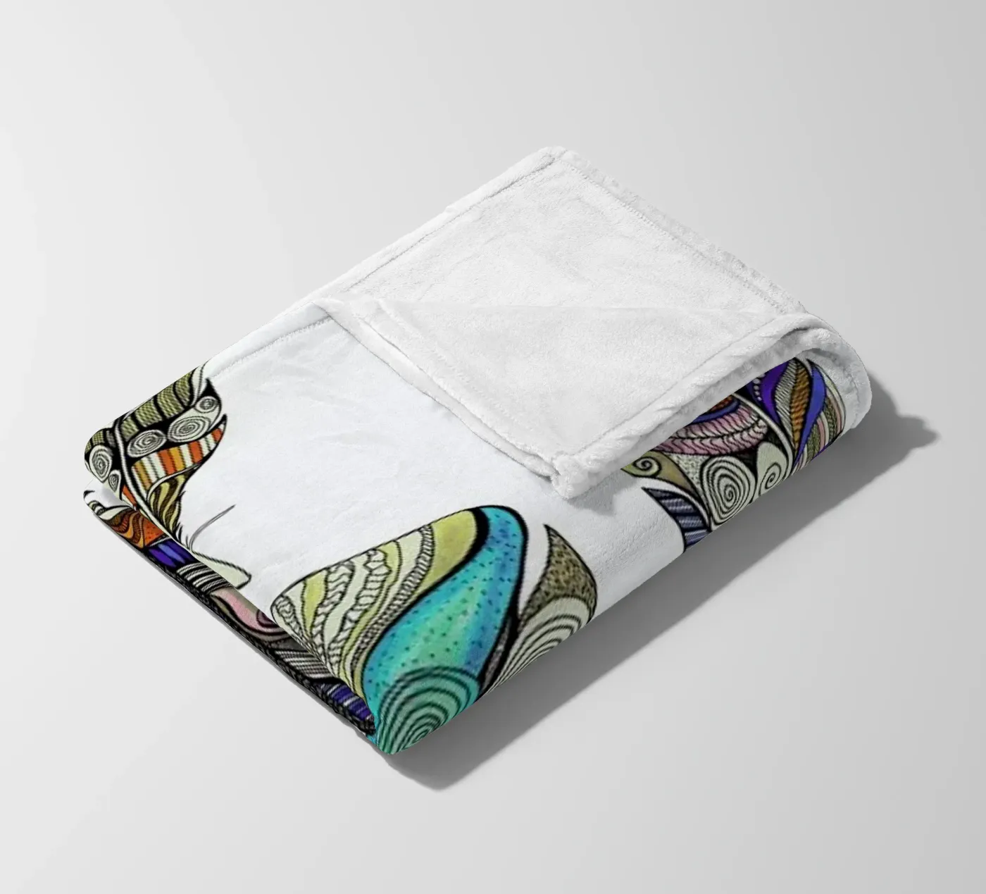 Federn Fleecedecke von Sabrina Ziegenhorn