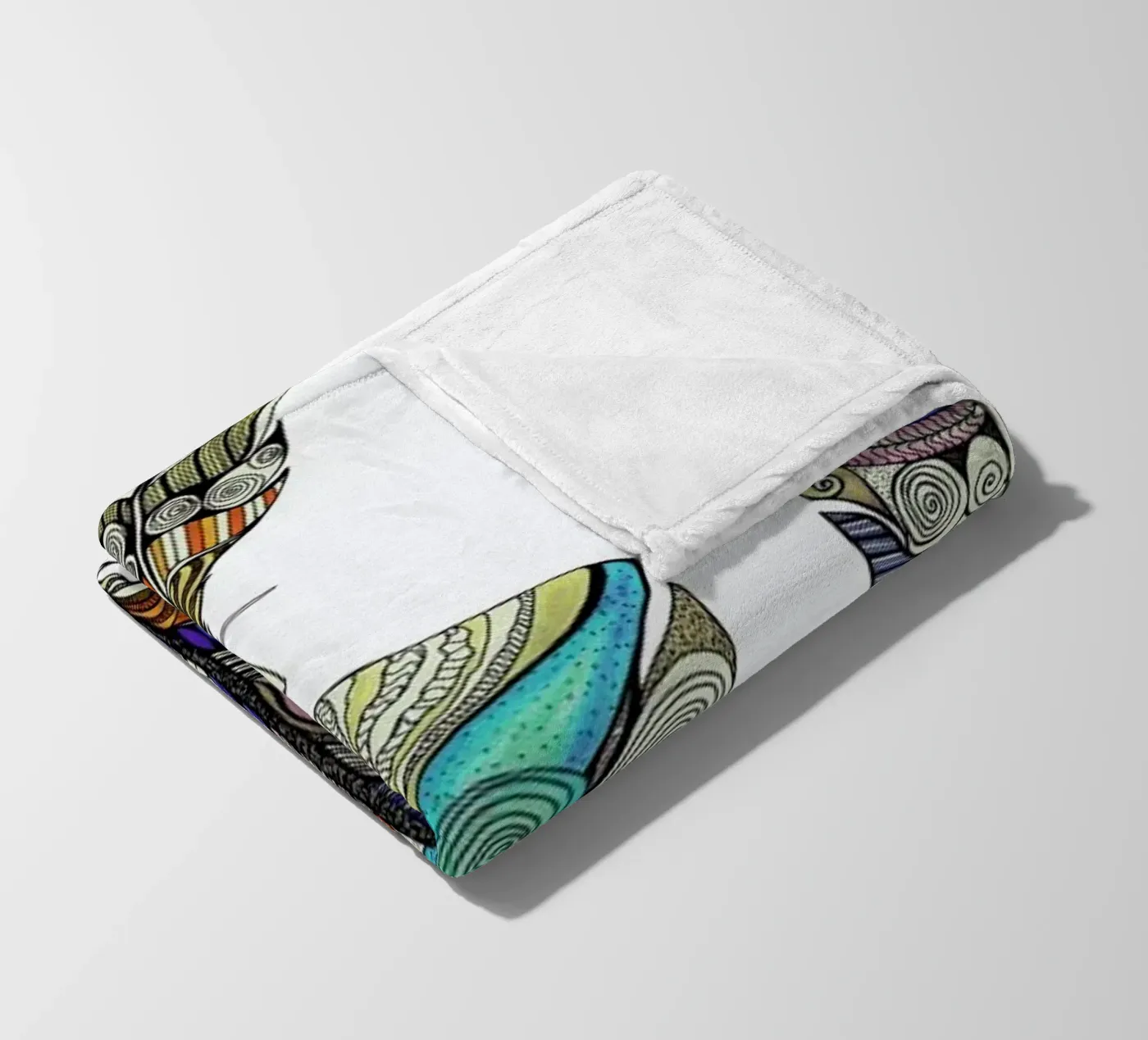 Federn Fleecedecke von Sabrina Ziegenhorn