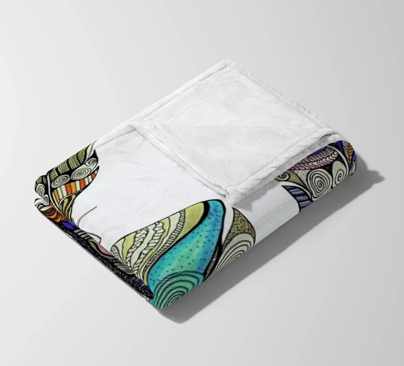 Federn Fleecedecke von Sabrina Ziegenhorn