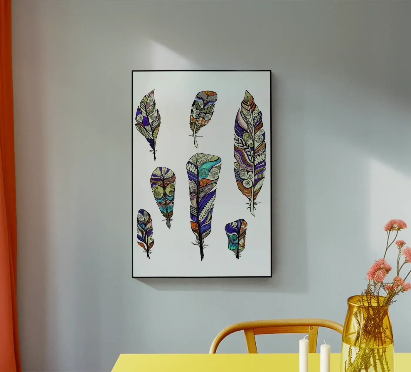 Federn plexiglass da Sabrina Ziegenhorn