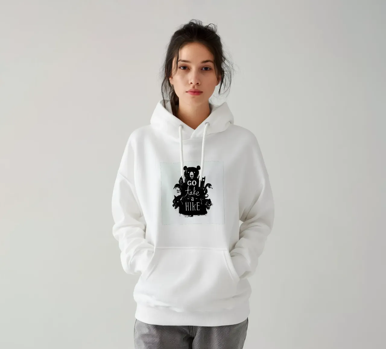 Go Take A Hike felpa con cappuccio da DinoMike