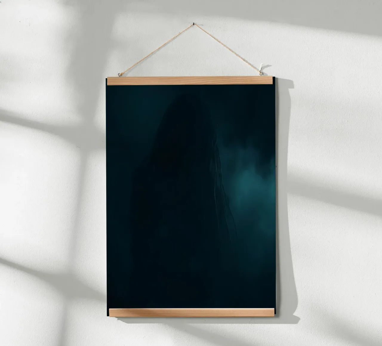 Eerie presence shrouded in mist during a haunting moment hahnemühle by DesignDoodle