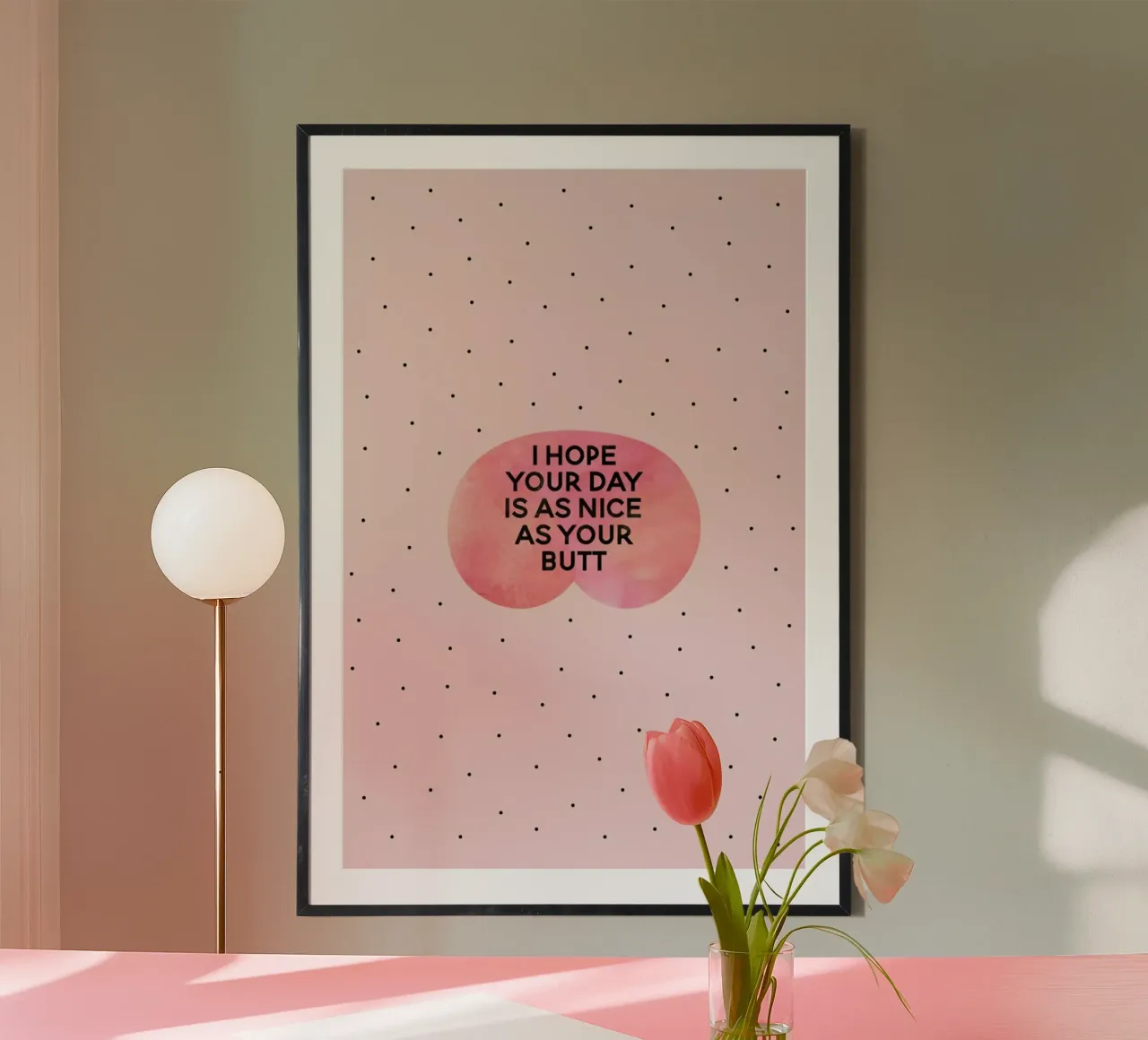I Hope Your Day Is as Nice as Your Butt carta hahnemühle da Elisabeth Fredriksson