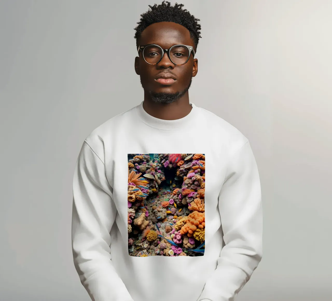 Barriera corallina colorata e ricca di vita marina felpa da DesignDoodle