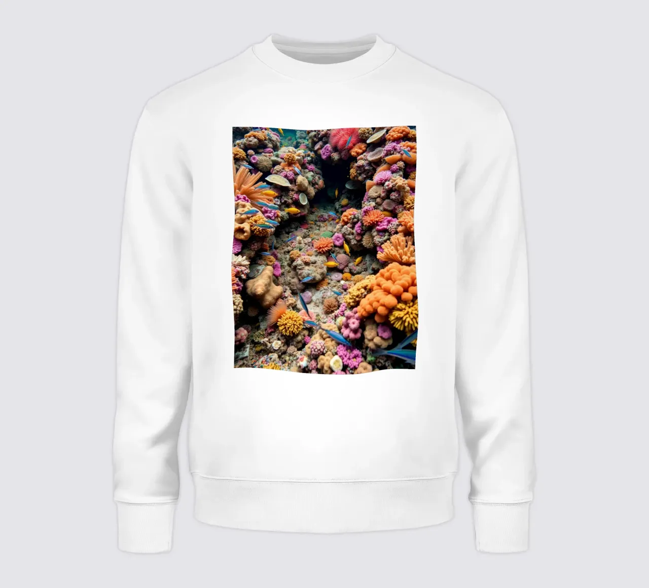 Barriera corallina colorata e ricca di vita marina felpa da DesignDoodle