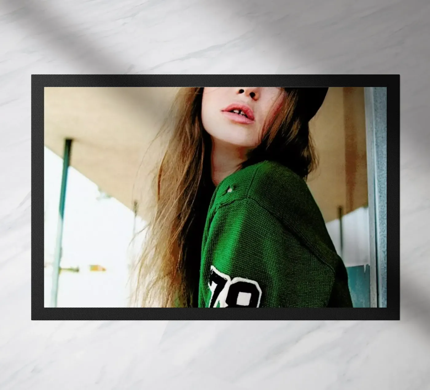 Teeth separated deurmat van Aysha Banos